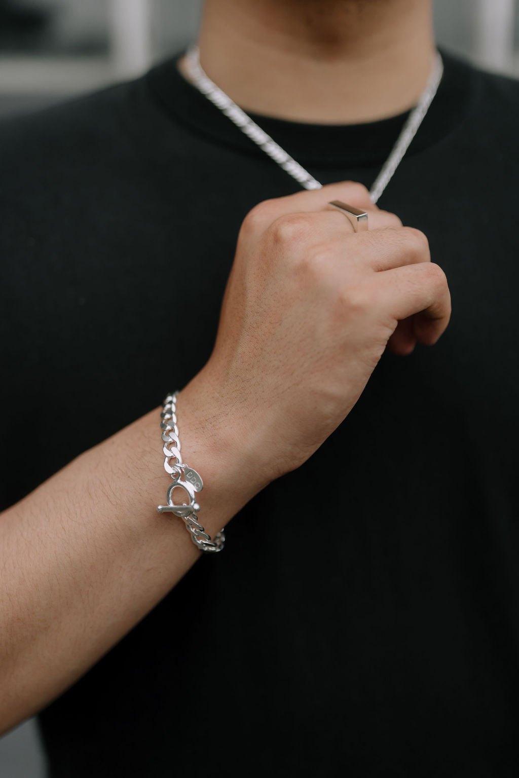 Heavy Flat Curb Bracelet